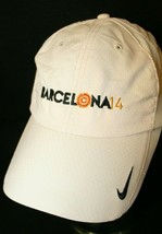 Nike Golf Barcelona 14 ADP adjustable Beige tan 8 panel Dad Trucker Cap Hat - £39.80 GBP
