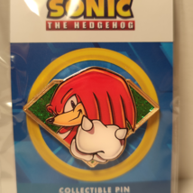 Knuckles The Echidna Full Color Enamel Pin Official Sonic Sega Collectible - $14.46