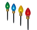 Holiday Time 4-count Jumbo Christmas Bulb Lawn Stakes 12-inches Tall - $29.65
