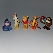 5 Disney Winnie the Pooh Figures Toy Lot Tigger Eeyore Rabbit Owl - $19.75