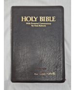 Holy Bible King James Version Oral Roberts Edition Personal Commentary L... - $19.95