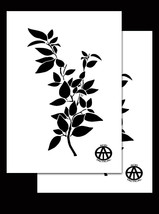 Mylar Camo Leaf Stencils Camouflage Duck Boat Painting HIGHBUSH BRANCH 2... - $17.78 CAD