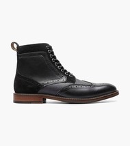 Stacy Adams Finnegan Wingtip Lace-Up Boot Black Multi 25427-009 image 2