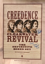 CREDENCE CLEARWATER REVIVAL Signed Photo X3 - John Fogerty, ++ 12&quot;x 17&quot; ... - $549.00