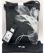 ADIDAS Y-3 Floral Crossbody Bag Black Yohji Yamamoto Collab Unisex Bag &amp;... - $3,408.35 MXN