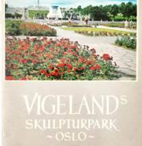1960s Vigeland Sculpture Park Oslo Tourist Guide Norway Souvenir Guide B... - $24.99