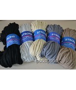 Knitting Yarn Hank Stranded Bbb Titan Wool Art Strong for Scarves Bags N... - £5.01 GBP