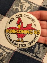 Iowa State University 1965 Homecoming pinback/button, Cyclones Ames, IOW... - £41.75 GBP