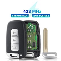 KEYYOU Smart Remote Control key Keyless Entry Fob 4 Button 43Hz With ID46 Chip f - £84.16 GBP