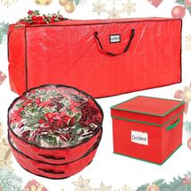 Falflor 4Pcs Christmas Tree & Ornament Storage Bags Organizer Green - €18,85 EUR Falflor 4Pcs Christmas Tree & Ornament Storage Bags Organizer Green - €18,85 EUR