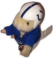 Indy Colts Gemmy Ind. “We Are Champions” Hamster (Animatronics Don’t Work) Sings - £52.24 GBP