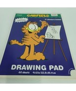 Drawing Doodle Pad With Stickers 60 Sheets Mead Garfield And Odie Vintage - £18.03 GBP