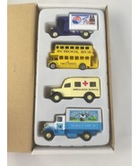 GOLDEN WHEEL DIE-CAST VEHICLES Set Of 4 Trucks Pepsi - $341.93 MXN