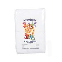 Bright Bots Terry Nappies (Pack of 12, White )  - £49.36 GBP