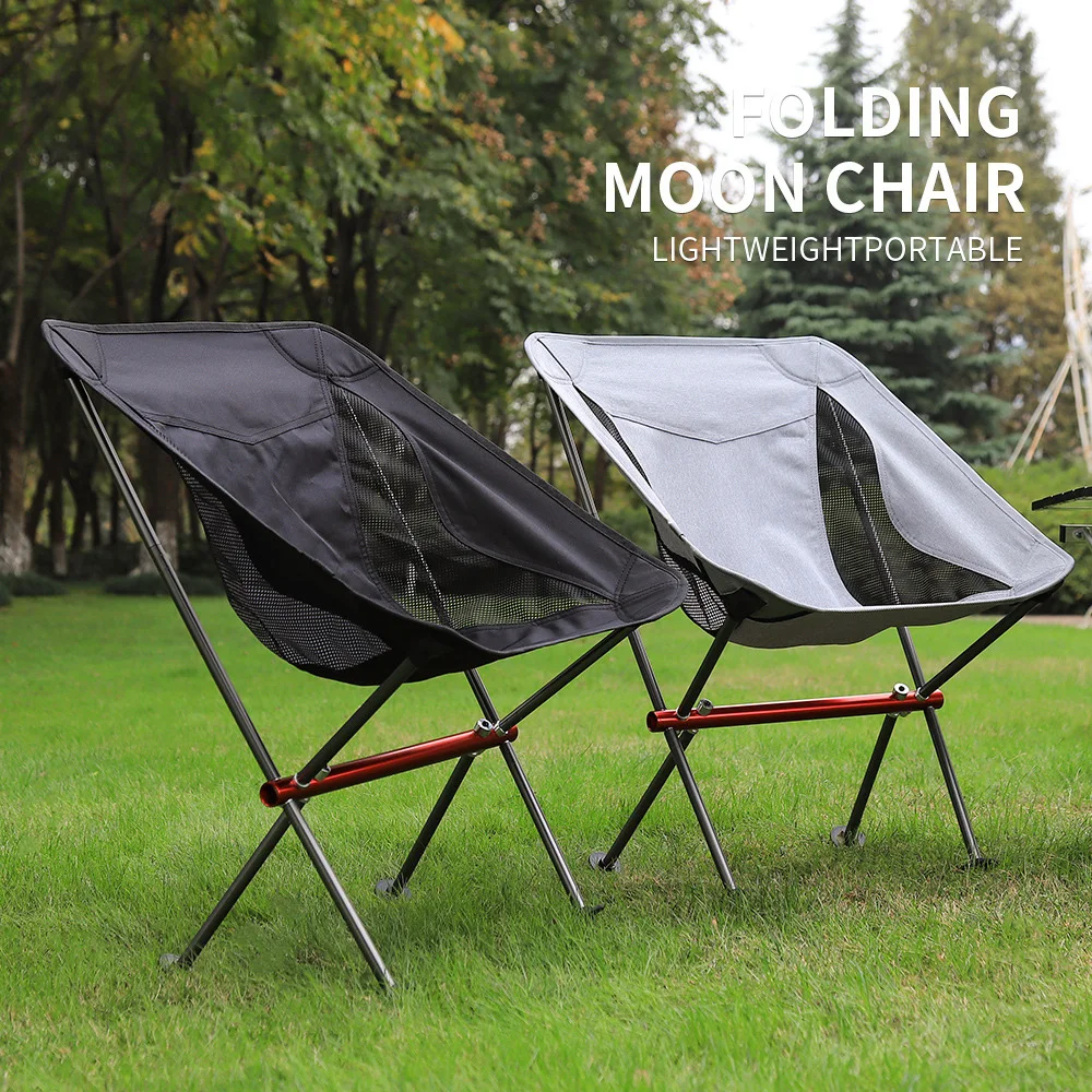 Ultralight Camping Chair Portable Folding Chairs Travel Backpacking For Garden - £37.03 GBP+