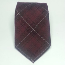 Eagle Men Dress Tie 3.25&quot; wide 60&quot; long Silk Polyester Blend Dark Red Color  - £3.09 GBP
