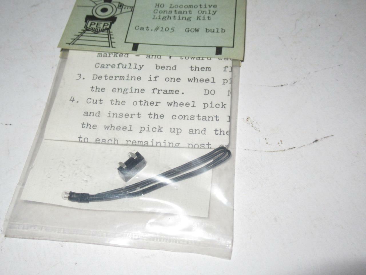 HO TRAINS VINTAGE PEP ELECTRONICS- HO LOCO CONSTANT VOLT. LIGHT KIT -NEW... - $6.61