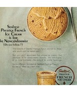 1965 Sealtest Prestige French Ice Cream Advertisement Look Magazine Food... - $469.16 MXN
