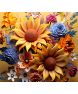 Floral Sublimation Ready To Press Transfer Prints: Spring Flower Bundle(10 qty) - $10.99