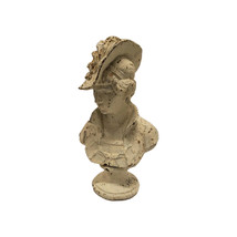 Late 19th Century After Paul Duboy  Lady In Plume Hat Cast Iron Bust-France - $3,104.77 MXN