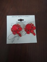 Jaclyn Smith Sensitive Red Earrings - $346.96 MXN