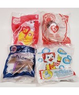 Lot Of 4 Mcdonald&#39;s Toys: Ronald The Bear, Cargo The Pug, Cooper, Airpla... - $195.26 MXN