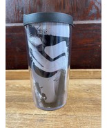 Star Wars Tervis 16 oz Tumbler Black Cap Stormtrooper Black White Cup USA - £12.17 GBP