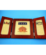Shenyang Imperial Palace Historical City Hinged Wooden engraved Souvenir... - $14.25 CAD
