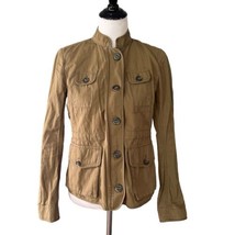 Ann Taylor LOFT Green Utility Jacket Cargo Pockets Shacket Gorpcore Wome... - $19.79