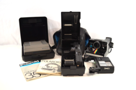 Polaroid Camera LOT One Step SE Spectra System Auto Film Processor Lenma... - £46.39 GBP