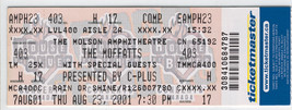 THE MOFFATTS 2001 Rare Full Ticket Molson Amph Toronto Canada c-plus Pre... - $6.75