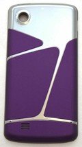 Genuine Lg Chocolate Touch VX8575 Battery Cover Door PURPLE/SILVER Phone AX8575 - £3.64 GBP