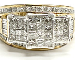 Women&#39;s Cluster ring 10kt Yellow Gold 370684 - $729.00