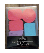 Studio Selection ~ Cosmetic Sponges ~ 24 Sponges In Pack ~ Multiple Colo... - $12.15 CAD