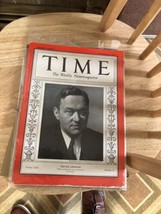 MAGAZINE TIME WALTER LIPPMANN  SEPTEMBER  27 1937  - $19.79