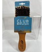 Titan Wood Club Brush #945 100% Natural Boar Firm Bristles Premium Colle... - £5.71 GBP