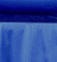 Fleece Knit Fabric Polycotton 64&quot; Wide Tubular Heather Blue 9 Ozs By The Yard - £2.87 GBP
