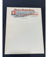 7 Vintage Letterhead GASSON&#39;s POULTRY FARMS  Ped. White Leghorns - Versa... - $131.72 MXN