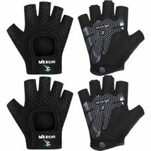 2 Pairs Workout Gloves  Size L Blackl &amp; Grey - £9.94 GBP