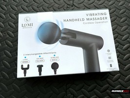 Lomi Massage Vibration Handheld Cordless Massager for Neck Back Full Body Muscle - £55.68 GBP