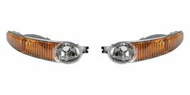 GMC SIERRA 1500 2500 2007-2013 FOG COVER BUMPER HOLE PLASTIC PAIR SET - $367.38 MXN