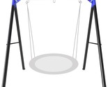 Ikare Upgraded Heavy Duty Metal Swing Frame With Ground Nails, Swing Sta... - £118.74 GBP