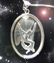 Haunted Necklace Angel Of Luck Miraculous Fortune Golden Royal Ooak Magick - £318.04 GBP