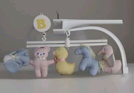 Vintage Bantam Collection Inc 60100 Gingham Assorted Animal Musical Mobile - $247.50