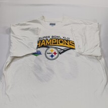Reebok Super Bowl XLIII Champions Men's White Short Sleeve Graphic T-Shirt Sz XL image 13