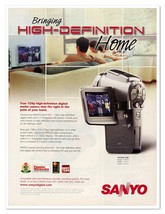 SANYO Xacti HD1 Camera Bring High-Def Home 2006 Full-Page Print Magazine... - $9.70
