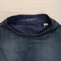 S.C. & Co. Denim Skort Women’s Size Large Blue Pull-On Stretch Mini Denim Skirt image 11