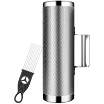 12&quot; X 4&quot; Metal Guiro Shaker Stainless Steel Guiro Instruments With Scrap... - £33.62 GBP