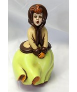 Altantic Mold Ceramic Carolers Lady Figurine Singer 9-1/2&quot; Christmas 196... - $53.76 CAD