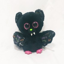 Beanie Boos Black Dart Bat Plush Stuffed Animal 2017 6.5&quot;  Halloween Ty ... - £11.31 GBP